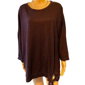 Cj Banks Casual Summer Pullover Tunic Top Blouse Women plus size 2X Stretch